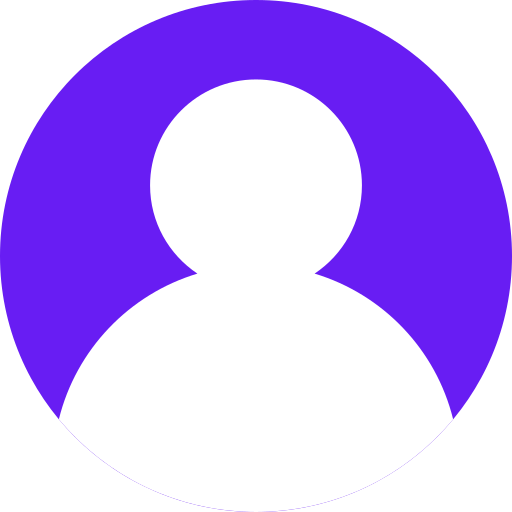 Purple circular user avatar icon